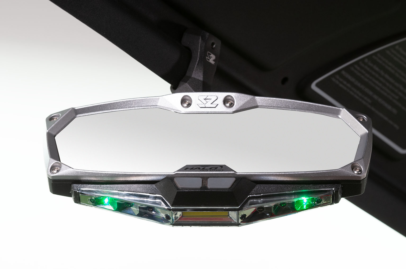 Halo-RA LED Rearview Mirror with Cast Aluminum Bezel – Can-Am X3 