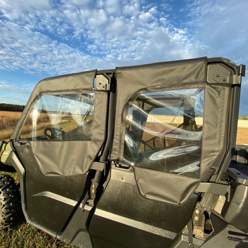 Soft Upper Doors with Zipper CanAm Defender Max Seizmik
