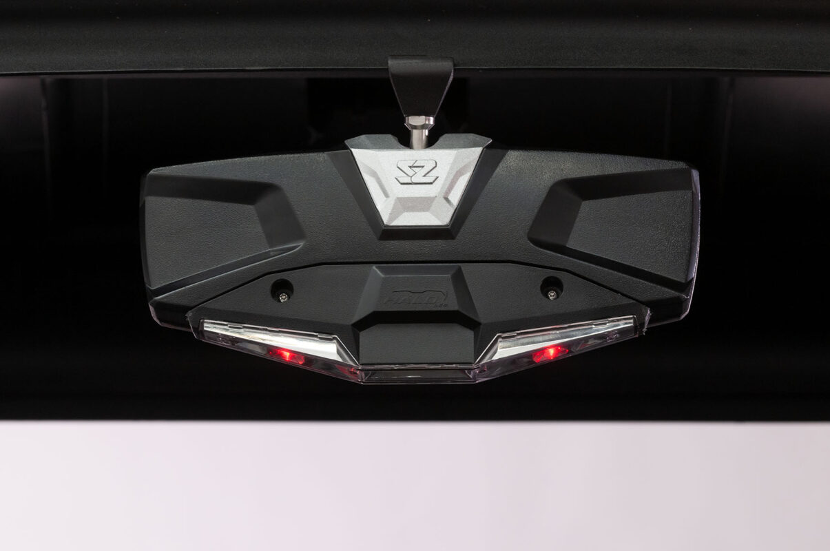 Halo-RA LED Rearview Mirror with Cast Aluminum Bezel – Polaris RZR Pro ...