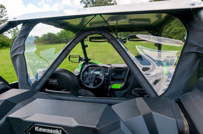 Soft Rear Windshield for Kawasaki KRX 1000 Seizmik