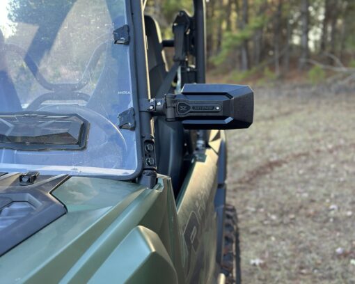 Round tube TrailRider Mirror Picture Installed