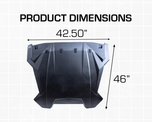 Dimensions Seizmik RZR 1000 XP roof